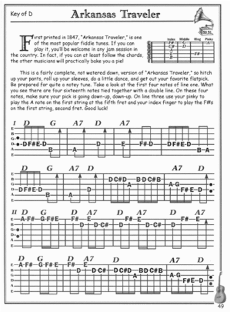 Flatpicking Guitar for the Complete Ignoramus! Acoustic Guitar scores gallery preview page 4