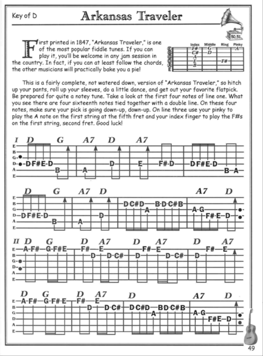 Flatpicking Guitar for the Complete Ignoramus! Acoustic Guitar scores gallery preview page 5