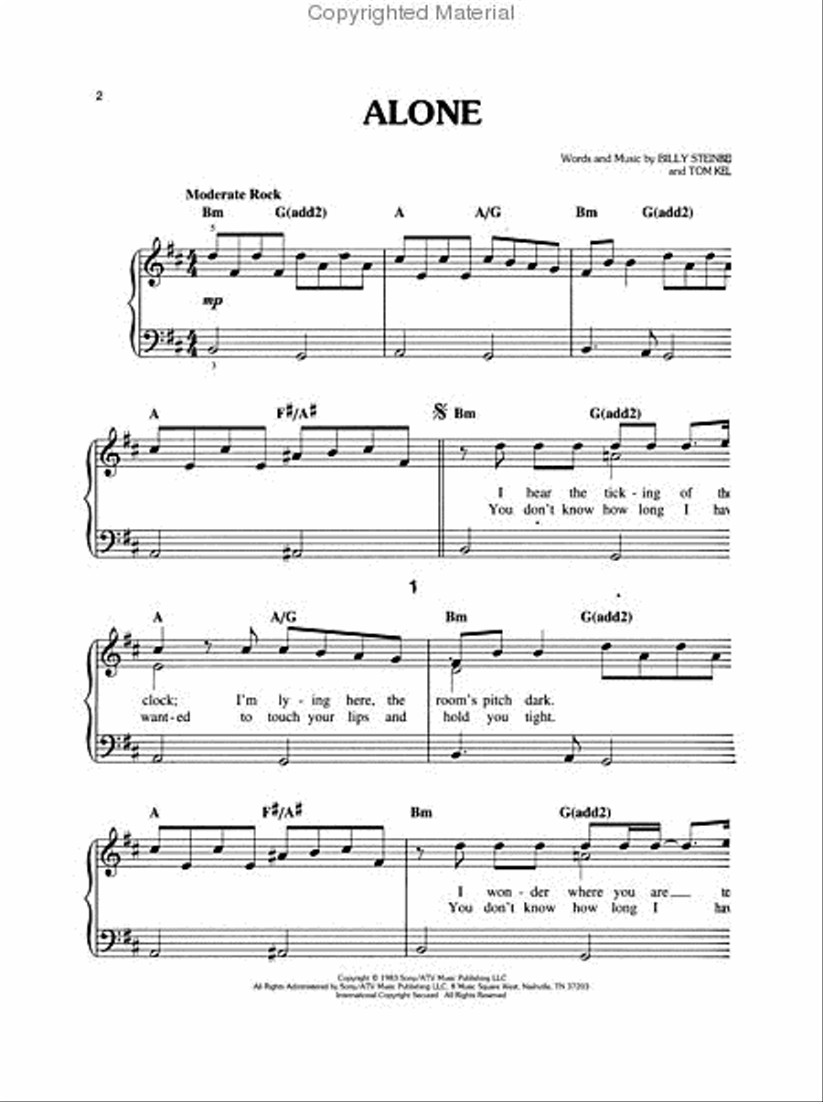 Glee Easy Piano scores gallery preview page 2