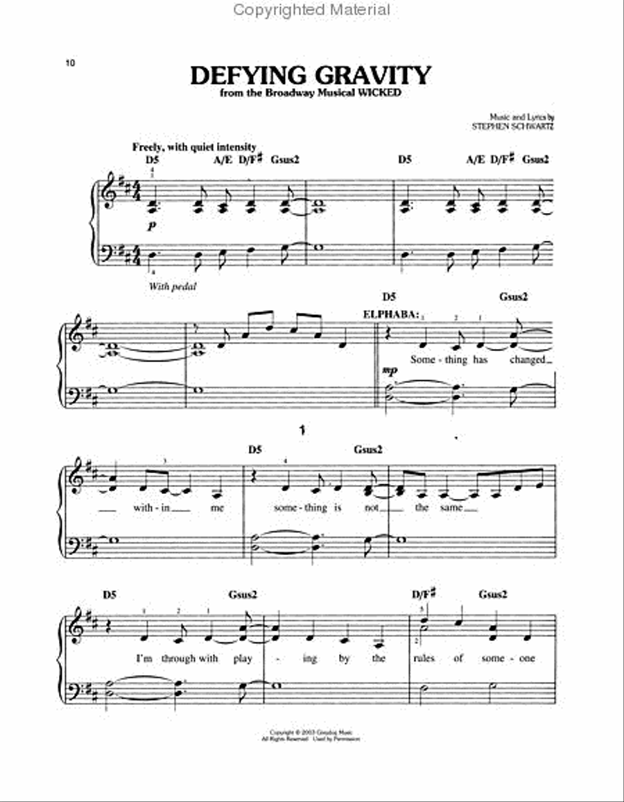 Glee Easy Piano scores gallery preview page 3