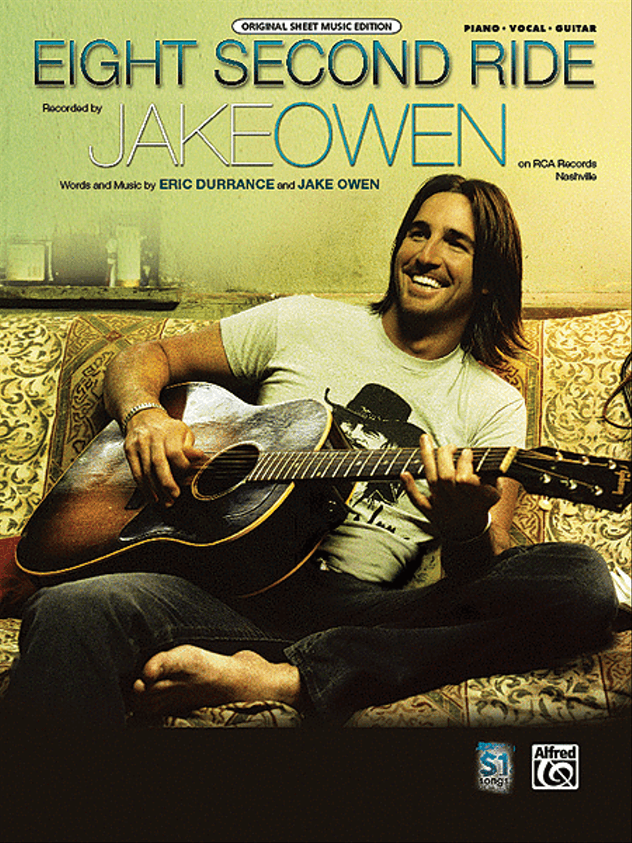 Eight Second Ride Piano, Vocal, Guitar scores gallery preview page 1