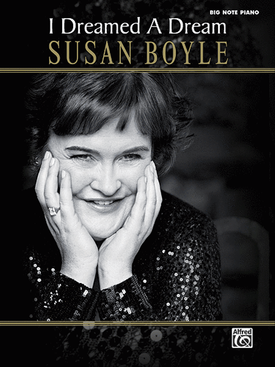 Susan Boyle -- I Dreamed a Dream Easy Piano scores gallery preview page 1