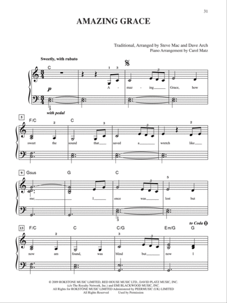 Susan Boyle -- I Dreamed a Dream Easy Piano scores gallery preview page 5