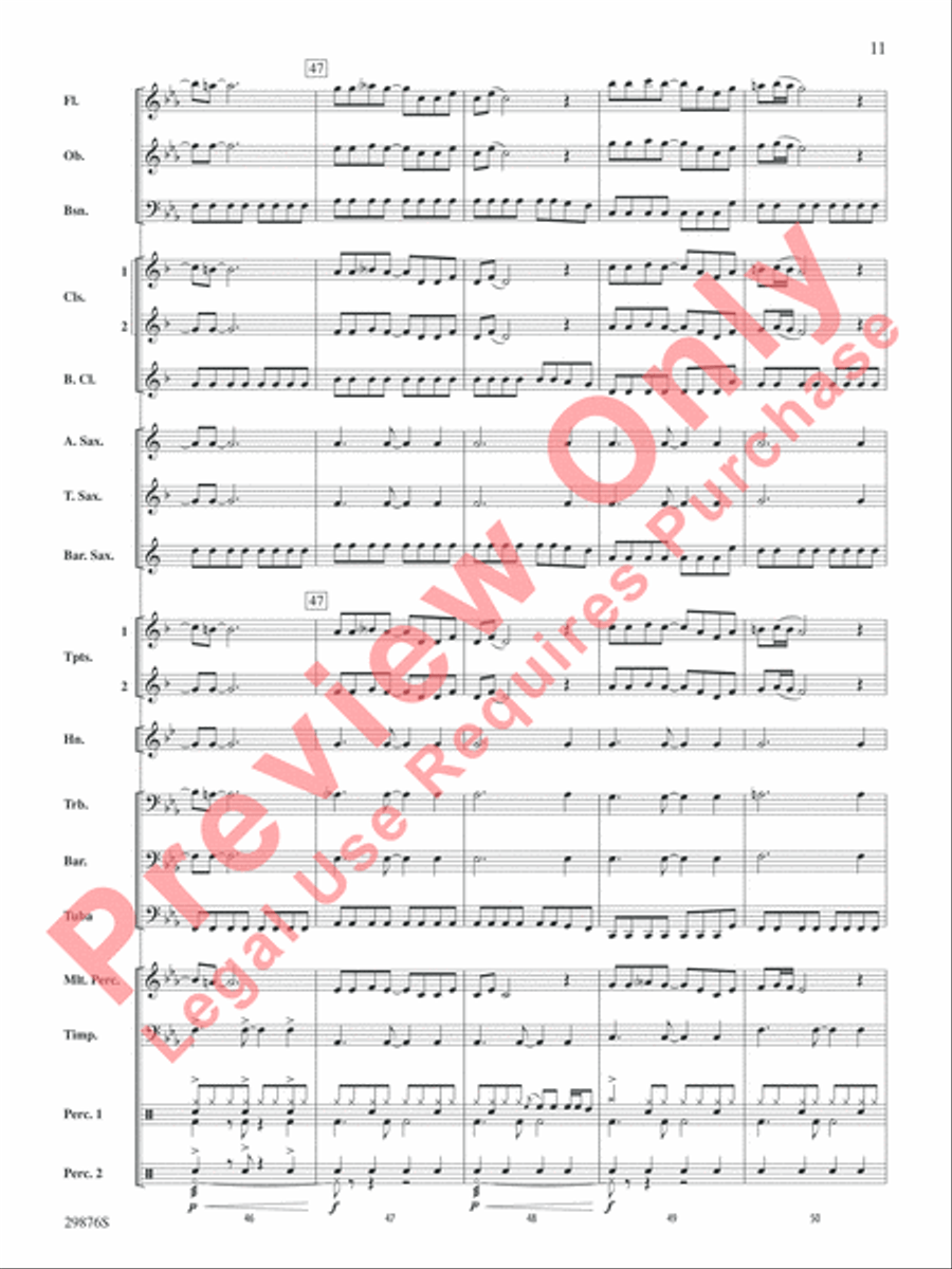 Second Chance Second Chance Concert Band scores gallery preview page 12