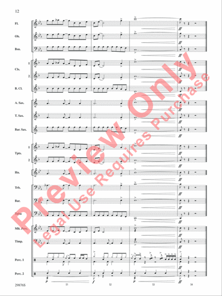 Second Chance Second Chance Concert Band scores gallery preview page 13