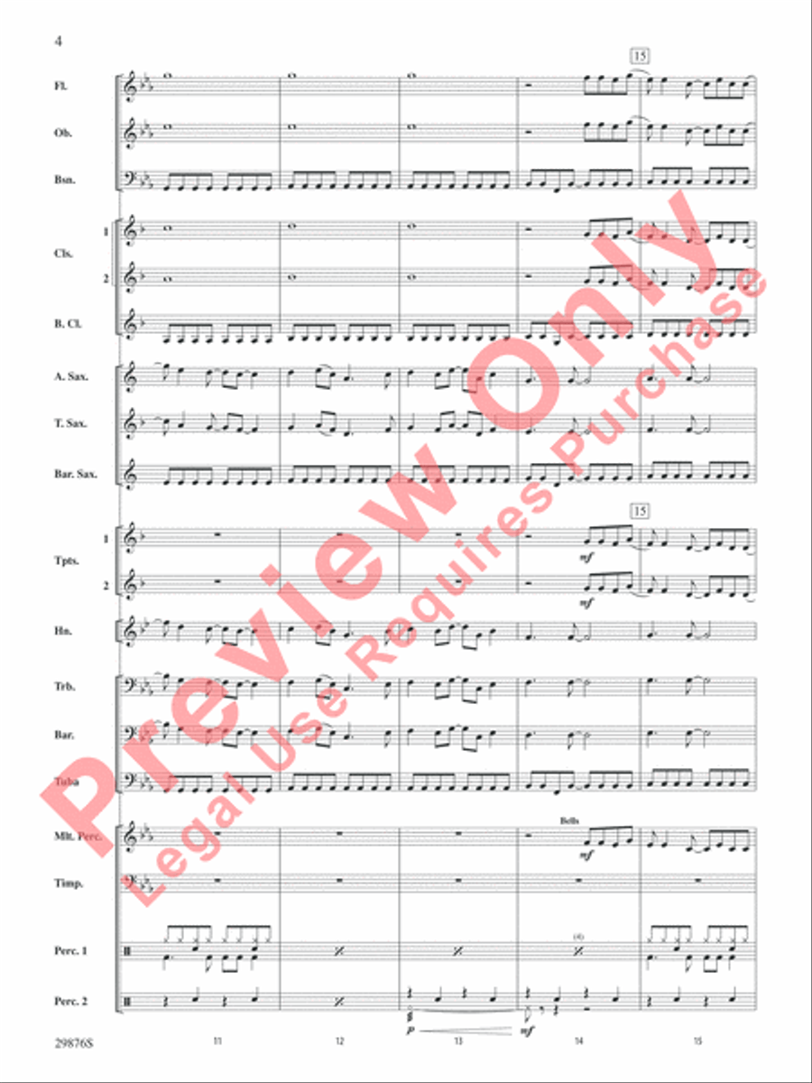 Second Chance Second Chance Concert Band scores gallery preview page 5