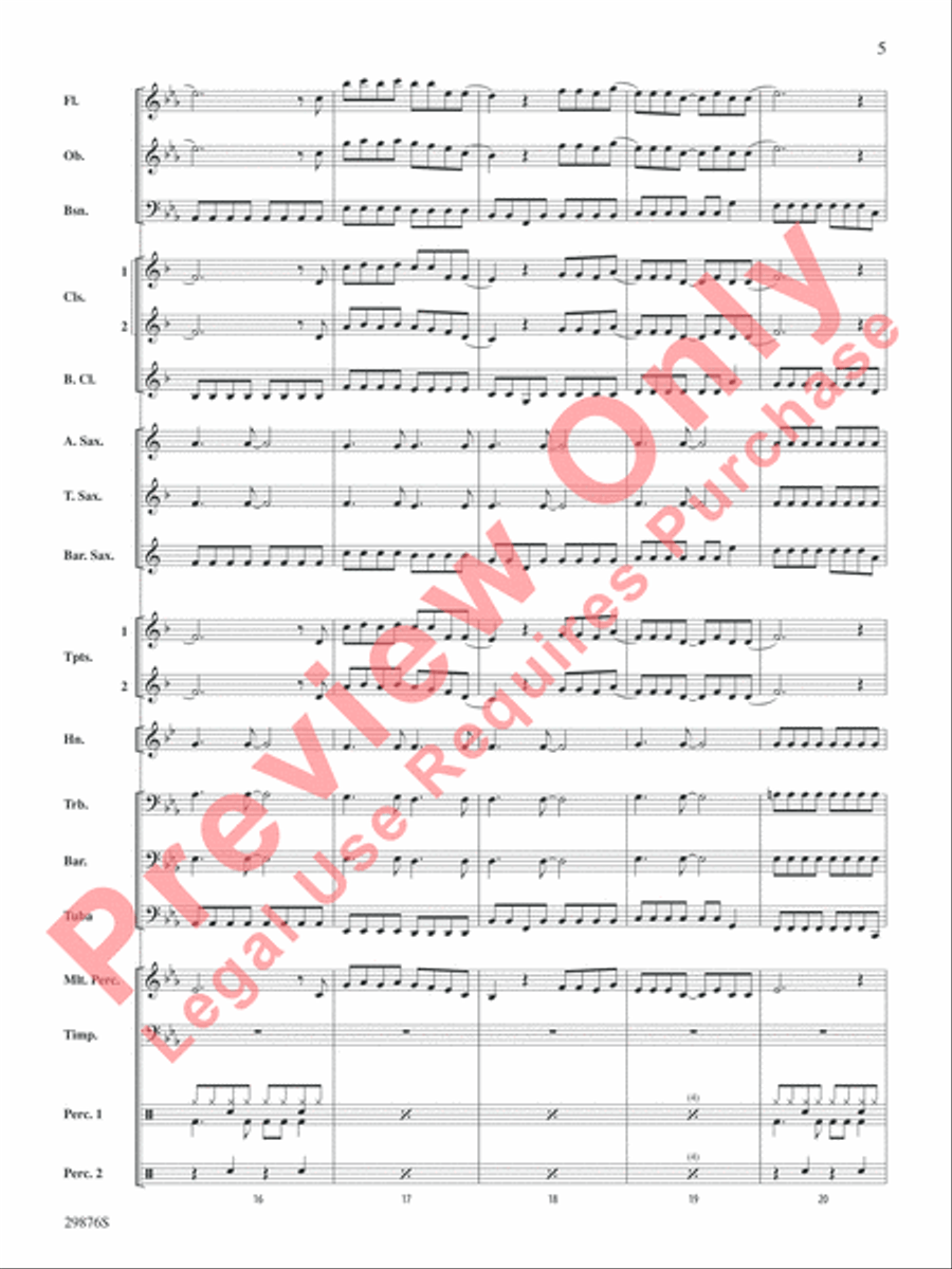 Second Chance Second Chance Concert Band scores gallery preview page 6