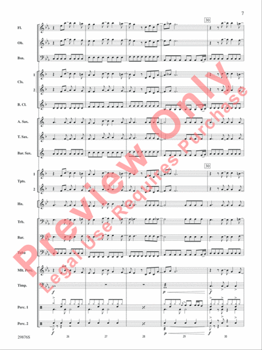 Second Chance Second Chance Concert Band scores gallery preview page 8