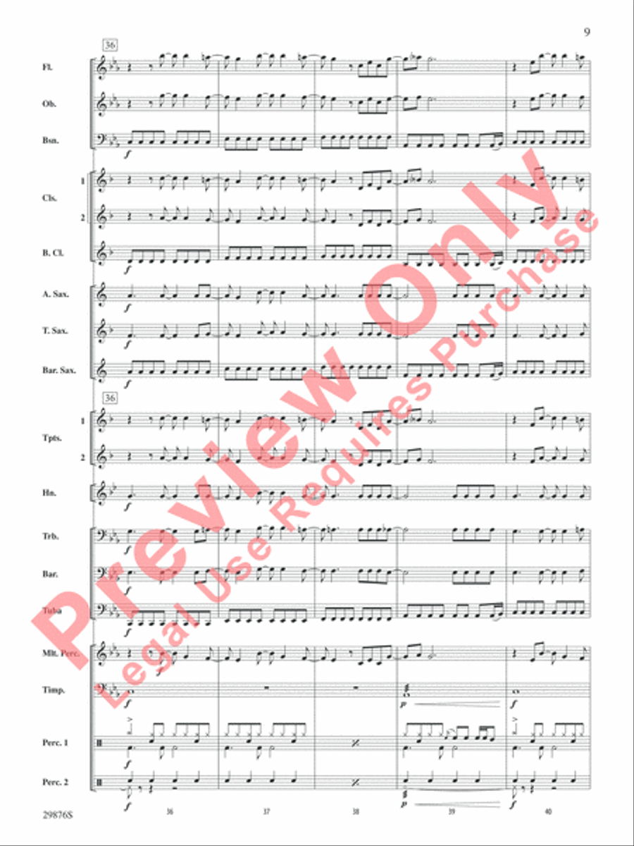 Second Chance Second Chance Concert Band scores gallery preview page 10