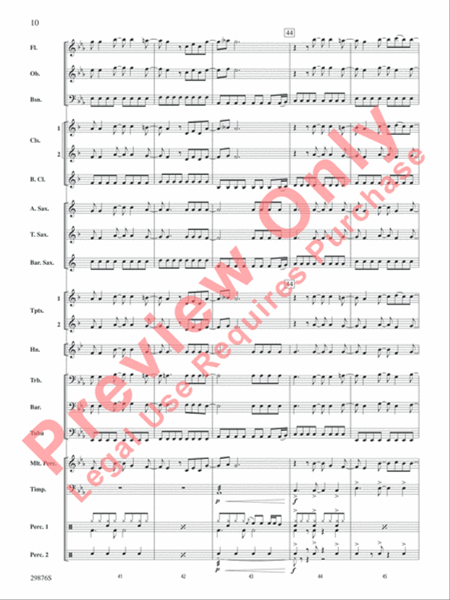 Second Chance Second Chance Concert Band scores gallery preview page 11