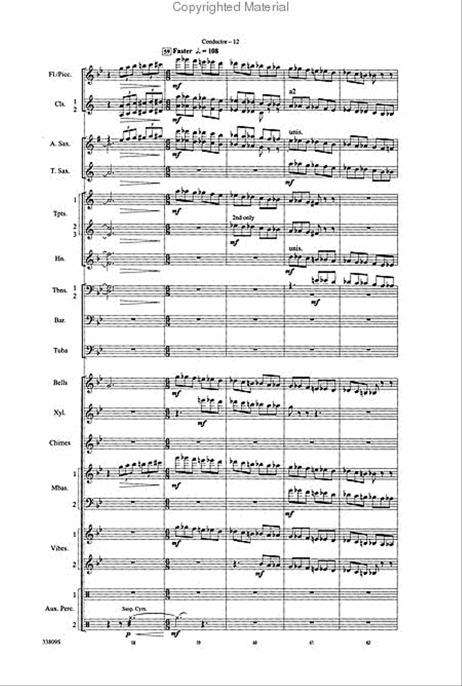 Daedalus, Part 2: Daedalus and Icarus Marching Band scores gallery preview page 3
