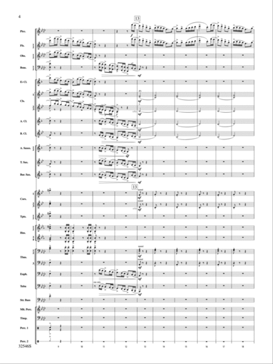 The Girl I Left Behind Me Concert Band scores gallery preview page 3