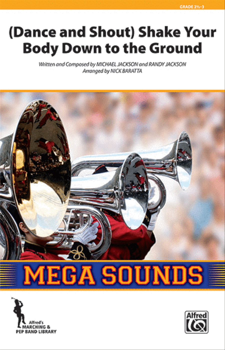 (Dance and Shout) Shake Your Body Down to the Ground Marching Band scores gallery preview page 1