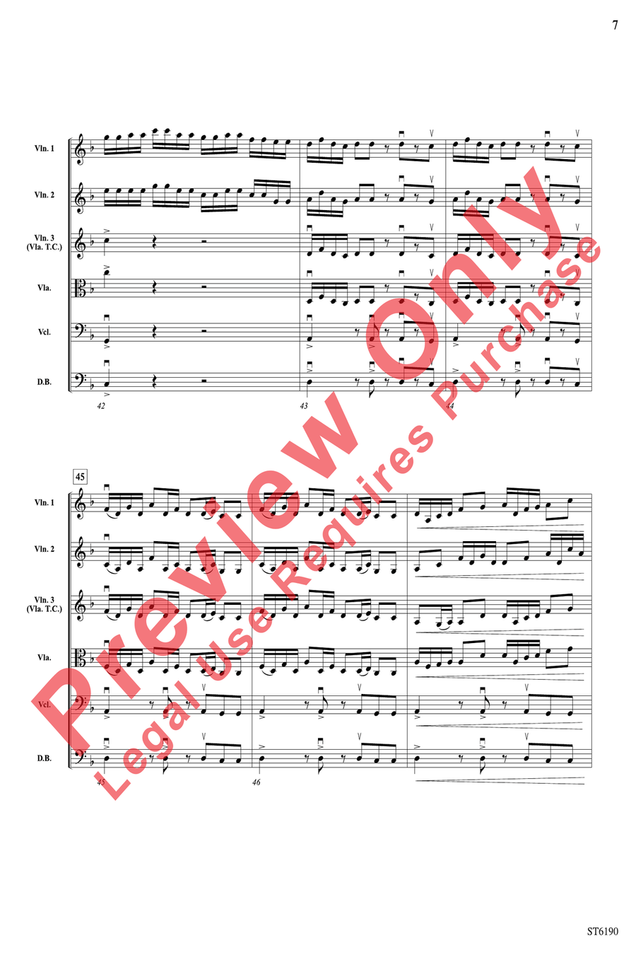 Lion City Lion City String Orchestra scores gallery preview page 7