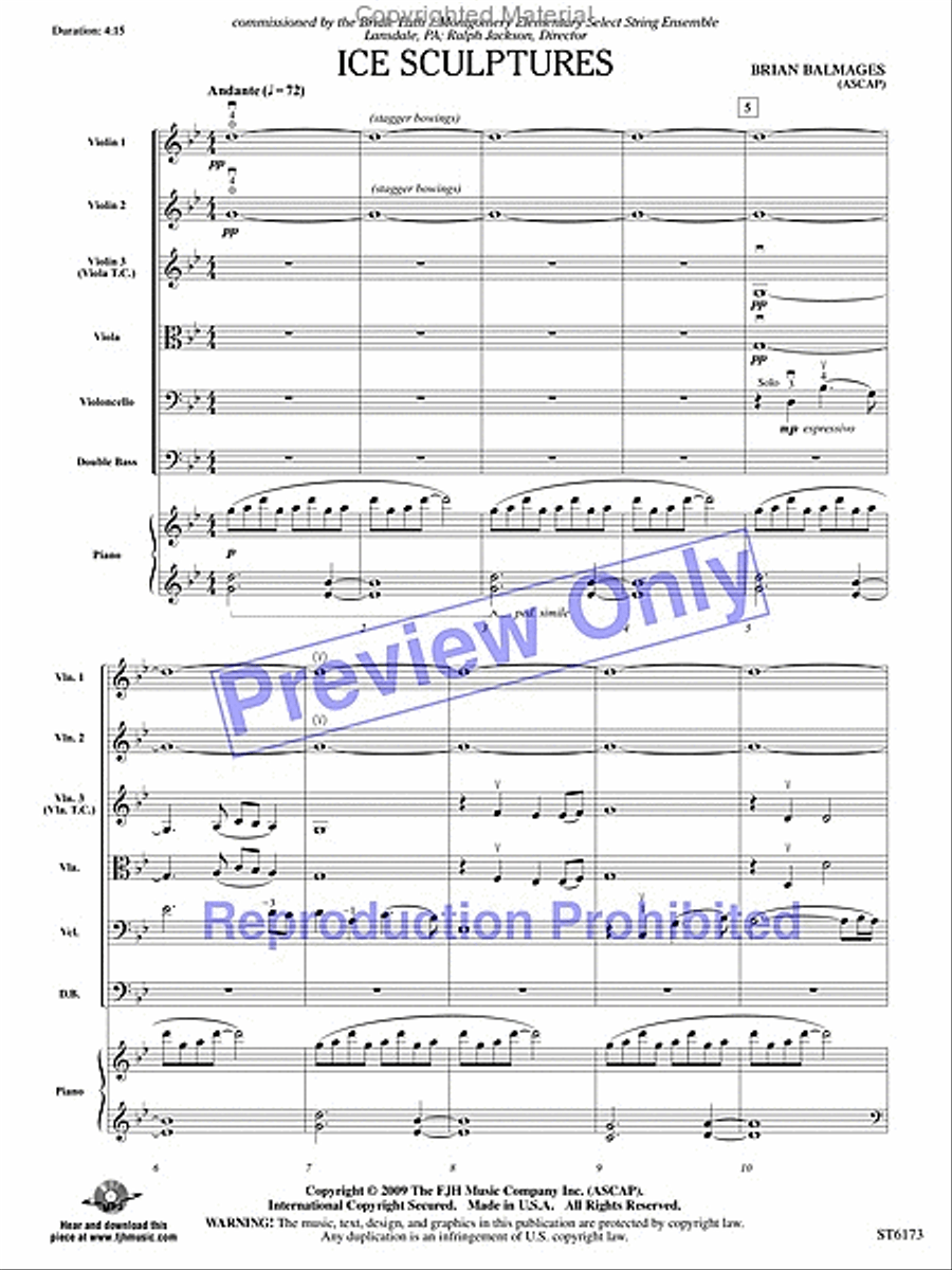 Ice Sculptures Ice Sculptures String Orchestra scores gallery preview page 2