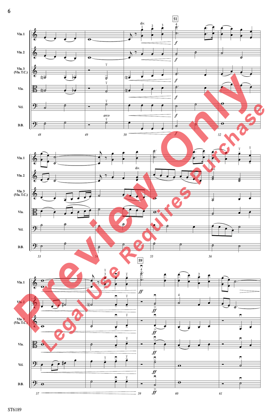 Danny Boy Danny Boy String Orchestra scores gallery preview page 6