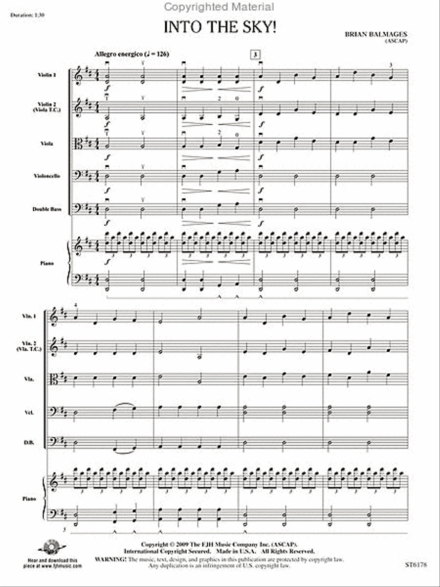 Into the Sky! Into the Sky! String Orchestra scores gallery preview page 2