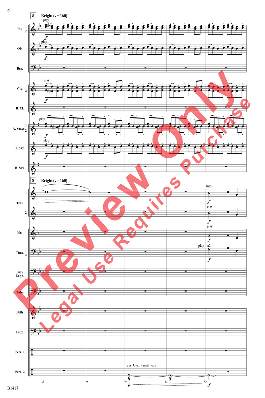 The Red Baron Concert Band scores gallery preview page 4
