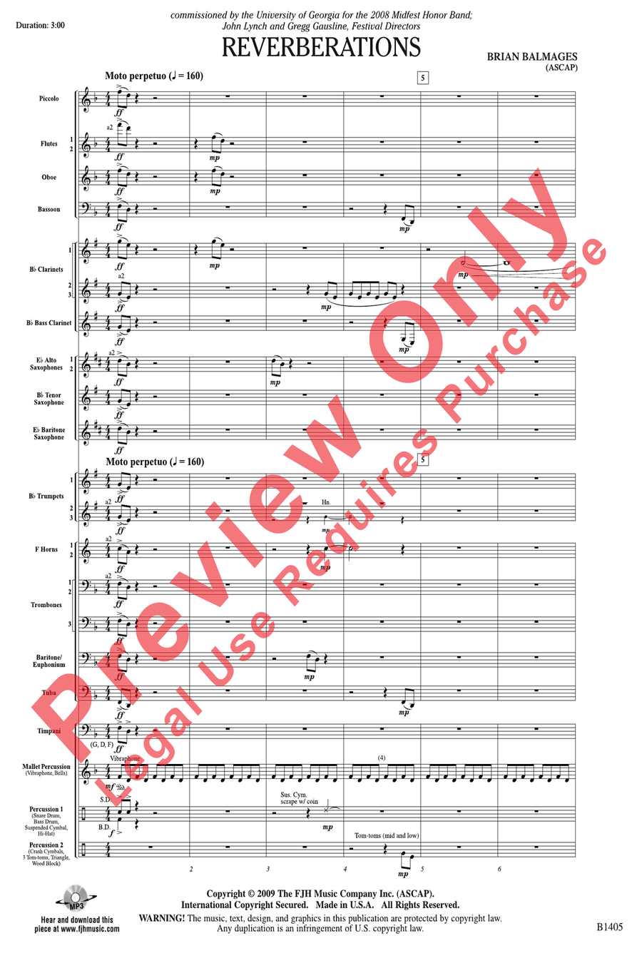 Reverberations Concert Band scores gallery preview page 3