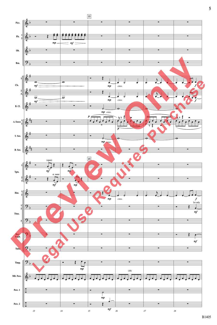 Reverberations Concert Band scores gallery preview page 5