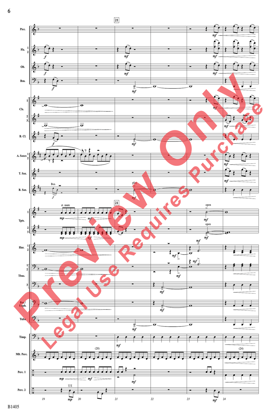 Reverberations Concert Band scores gallery preview page 6