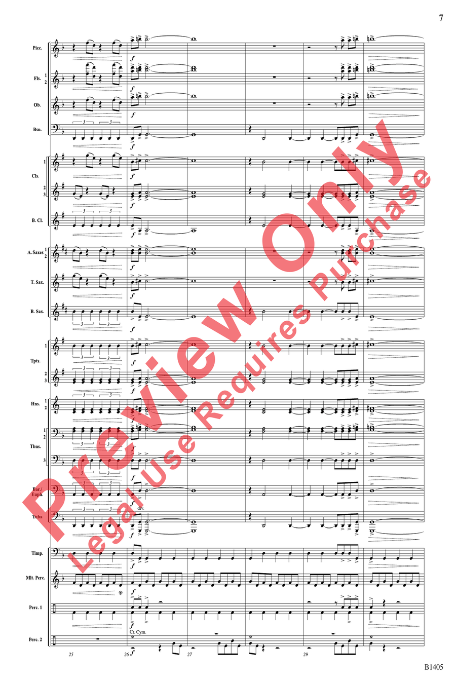 Reverberations Concert Band scores gallery preview page 7