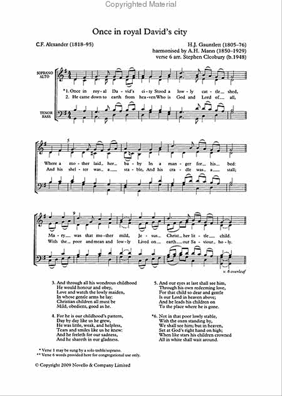 Christmas at King's College 4-Part scores gallery preview page 2