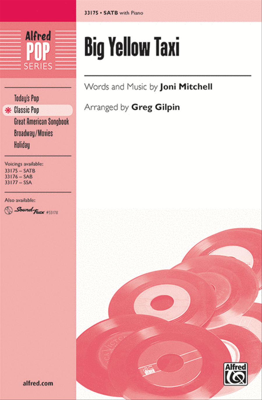Big Yellow Taxi Big Yellow Taxi Choir scores gallery preview page 1