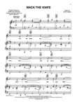 Mack the Knife (from The Threepenny Opera)