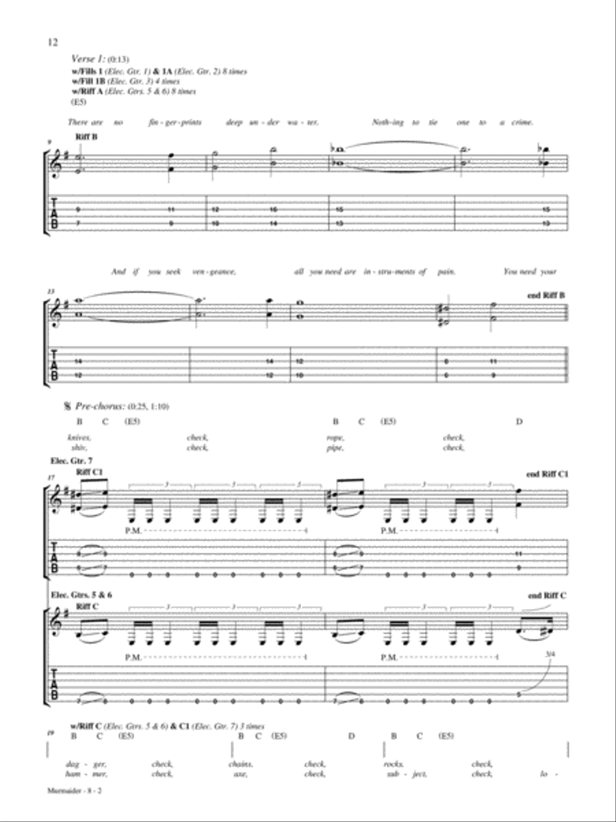 Murmaider Electric Guitar scores gallery preview page 2
