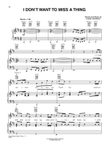 I Don't Want To Miss A Thing (From 