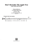 Don't Sit Under The Apple Tree (With Anyone Else But Me)