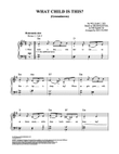 What Child Is This? (Greensleeves) mini preview