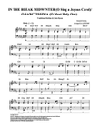 In the Bleak Midwinter (O Sing a Joyous Carol)/O Sanctissima (O Most Holy One)