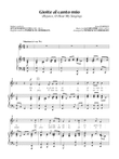 Gioite Al Canto Mio (Rejoice, O Hear My Singing) [Medium Voice]