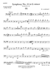 Mozart's Symphony No. 25 in G Minor, 3rd & 4th Movements: Bassoon