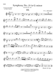 Mozart's Symphony No. 25 in G Minor, 3rd & 4th Movements: Oboe