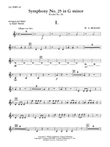Mozart's Symphony No. 25 in G Minor, 1st & 2nd Movements: 2nd F Horn