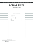The Apollo Suite: Score
