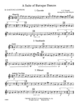 A Suite of Baroque Dances: E-flat Baritone Saxophone mini preview
