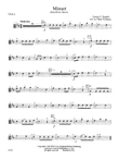 Minuet from Water Music: Viola