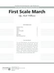 First Scale March: Score