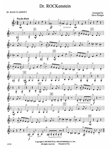 Dr. Rockenstein: B-flat Bass Clarinet