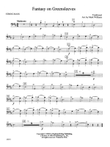 Fantasy on Greensleeves: String Bass mini preview