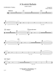 A Scottish Ballade: 1st Percussion mini preview