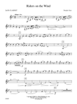 Riders on the Wind: 2nd B-flat Clarinet