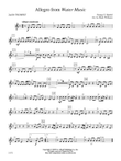 Allegro from Water Music: 2nd B-flat Trumpet mini preview