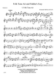 Folk Tune Air and Fiddler's Fury: 1st Violin