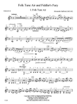 Folk Tune Air and Fiddler's Fury: 2nd Violin
