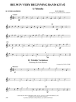 Belwin Very Beginning Band Kit #2: B-flat Tenor Saxophone